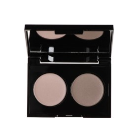 Korres Volcanic Minerals Velvet Dual Παλέτα με Σκιές Ματιών σε Στερεή Μορφή Grey Taupe 38 3gr 1τμχ