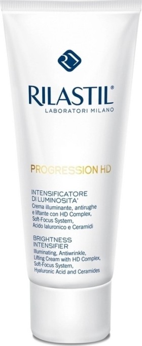 Rilastil Progression HD Brightness Intensifier Κρέμα Προσώπου για Θαμπή Επιδεδρμίδα με Υαλουρονικό Οξύ & Ceramides 50ml