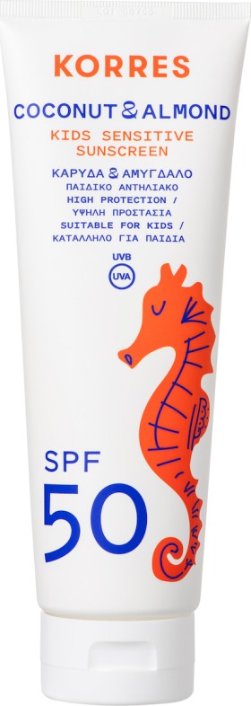 KORRES Coconut & Almond Kids Sensitive Sunscreen SPF50 250ml