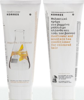 Korres Ηλίανθο & Τσάι Του Βουνού Conditioner για Ενυδάτωση για Βαμμένα Μαλλιά 200ml