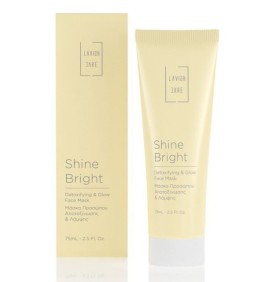 Lavish Care Shine Bright Detoxifying & Glow Face Mask, Μάσκα Αποτοξίνωσης & Λάμψης 75ml