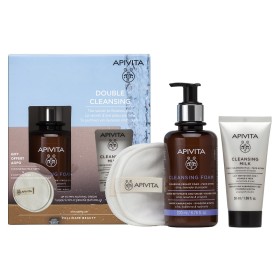 Apivita Promo Pack Double Cleansing Αφρός Καθαρισμού 200ml & ΔΩΡΟ 3 in 1 Cleansing Milk 50ml & 2 Δίσκοι Ντεμακιγιάζ