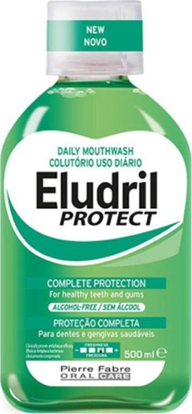 Elgydium Eludril Protect Complete Protection Alcohol Free 500ml