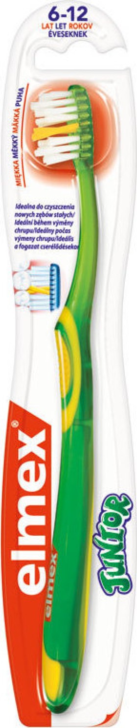 Elmex Junior Παιδική Οδοντόβουρτσα για 6 - 12 Χρονών Πράσινο