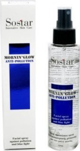 SOSTAR Mornin Glow Anti-Pollution Σπρέι Κατά της Ατμοσφαιρικής Ρύπανσης & του Μπλε Φωτός 125ml