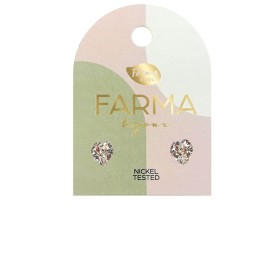 Farma Bijoux Υποαλλεργικά Σκουλαρίκια Κρύσταλλα Καρδιές 5mm BE30C01 1 Ζευγάρι