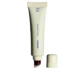 Korres True Lip Shine 27 Mulberry, Balm Χειλιών Απαλού Χρώματος με Λαμπερό Αποτέλεσμα που δεν Κολλάει 10ml