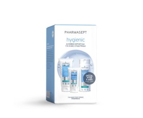 Pharmasept Hygienic PROMO PACK με Scrub Απολέπισης & Καθαρισμού 200ml, Κρέμα Χεριών 75ml & ΔΩΡΟ Αφρόλουτρο 250ml