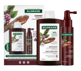 KLORANE Promo 2025 με Quinine Anti-Hair Loss Serum 100ml & ΔΩΡΟ Shampoo Quinine Anti-Hair Loss Σαμπουάν Kατά Tης Τριχόπτωσης 200ml
