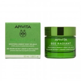 APIVITA Bee Radiant Gel-Balm Νύχτας για Λείανση & Αναζωογόνηση 50ml