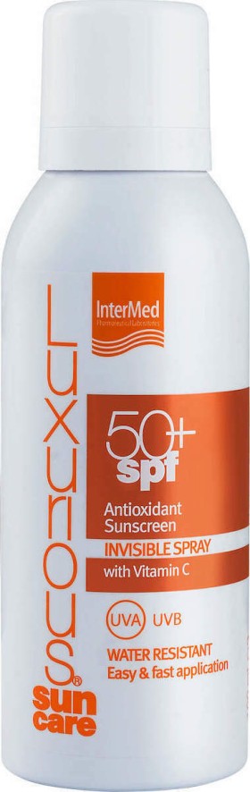 Intermed Luxurious Suncare Antioxidant Sunscreen Invisible Spray Water Resistant SPF50+ 100ml