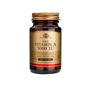 Solgar Vitamin A Dry 5000i.u. 100tabs