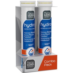 PHARMALEAD Combo Pack με Hydro+ Electrolytes & Vitamins, Γεύση Λεμόνι 2x20tabs Αναβράζοντα