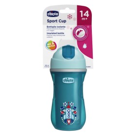 Chicco Sport Cup, Κύπελλο-Θερμός με Καλαμάκι, Χρώμα Blue 14m+, 266ml 06991-20 