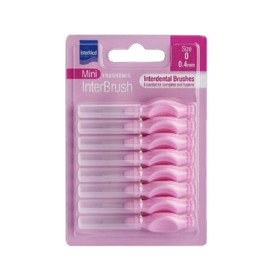 INTERMED Mini Ergonomic Interbrush Μεσοδόντια Βουρτσάκια 0,4mm Size0  8τμχ