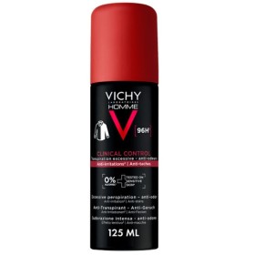 Vichy Homme Clinical Control 96h Ανδρικό Αποσμητικό Σπρέι για 96 Ώρες Προστασίας 125ml