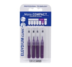 Elgydium Mono Compact 0.8 Μωβ 4τμχ