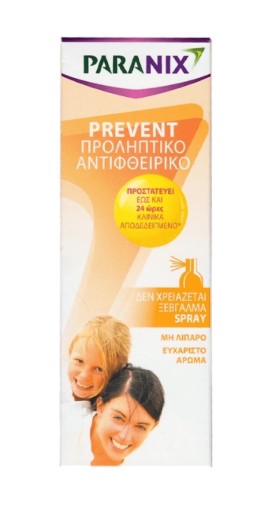Paranix Prevent Antlice Spray Λοσιόν σε Spray για Πρόληψη Ενάντια στις Ψείρες για Παιδιά 100ml