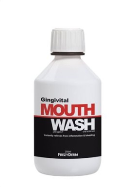 Frezyderm GINGIVITAL MOUTHWASH Στοματικό Διάλυμα κατά της Ουλίτιδας 250ml