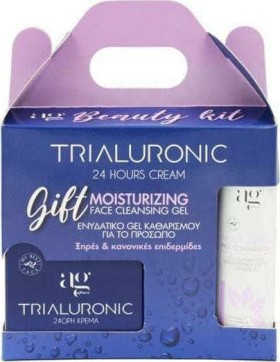 AG Pharm Beauty Kit με Trialuronic 24hours Cream 50ml & Δώρο Cleasing Gel Ενυδατικό Καθαριστικό Τζελ για Κανονικές-Ξηρές Επιδερμίδες 100ml