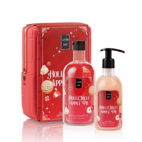 Lavish Care XMAS PROMO 2025 Holly Jolly Apple Pie με Bath & Shower Gel 500ml & Glitter Body Lotion 300ml & ΔΩΡΟ Νεσεσέρ