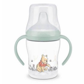 Nuk Perfect Match Winnie The Pooh Εκπαιδευτικό Μπιμπερό Πλαστικό με Λαβές Πράσινο για 6m+ 150ml 10.215.391