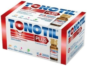 Tonotil Plus με 4 Αμινοξέα Β12 και Καρνιτίνη 15 Φιαλίδια x 10ml
