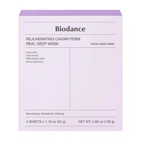 Biodance Μάσκα Προσώπου Rejuvenating Caviar PDRN Real Deep Mask 4τμχ