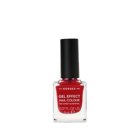 KORRES GEL EFFECT NAIL COLOUR 51 Rosy Red 11mL