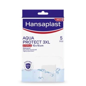 Hansaplast Αποστειρωμένα Αυτοκόλλητα Επιθέματα Aqua Protect 3XL 15x10cm 5τμχ