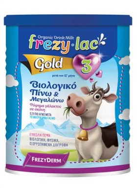 FREZYLAC GOLD 3 Βιολογικό Γάλα σε Σκόνη από 12 μηνών 400gr