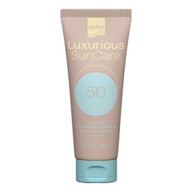 InterMed Luxurious SunCare Silk Cover BB Cream, Αντηλιακή Κρέμα Προσώπου SPF50 με Χρώμα Natural Beige 75ml