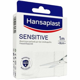 Hansaplast Αυτοκόλλητο Επίθεμα Sensitive 100x8cm 1τμχ