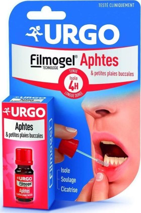 Urgo Mouth Ulcers Filmogel για τις Αφθες και Στοματικές Πληγές 6ml