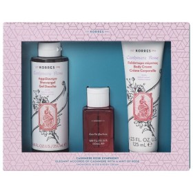 Korres Cashmere Rose Symphony Gift Set - Αφρόλουτρο 250ml & Eau De Parfum Aρωμα 50ml & Body Cream Γαλάκτωμα Σώματος 125ml