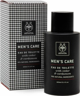 Apivita Mens Care Cedar & Cardamon Eau de Toilette με Κέδρο και Κάρδαμο 100ml