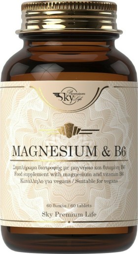 Sky Premium Life Magnesium & Vitamin B6 60tabs