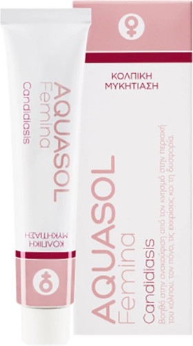 Aquasol Femina Candidiasis Cream Gel για Μυκητιασική Κολπίτιδα 30ml