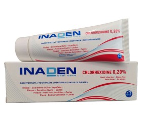Inaden Chlorhexidine Toothpaste Οδοντόκρεμα με Χλωρεξιδίνη 0,20% 75ml