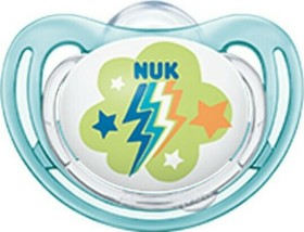 Nuk Freestyle Πιπίλα Σιλικόνης Blue Flash 18-36m 1τμχ 10.739.713