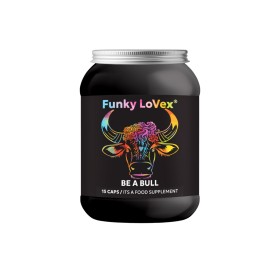 Funky LoVex Be A Bull Φυσική για την Ενίσχυση της Ανδρικής Δύναμης & Απόδοσης 15caps