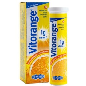 Uni-Pharma Vitorange 1gr Πορτοκάλι 20tabs Αναβράζοντα