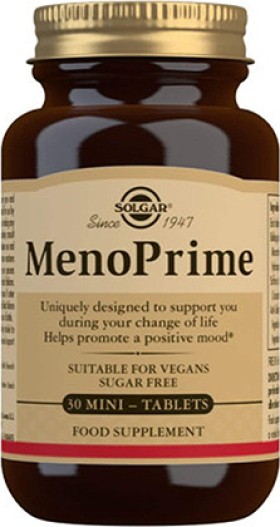 Solgar MenoPrime για την Περίοδο της Εμμηνόπαυσης 30tabs