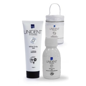Intermed After White Smile Bleaching Kit. Κιτ Λεύκανσης με Unident White Smile Toothpaste 75ml + White Smile Mouthwash 100ml 2τμχ