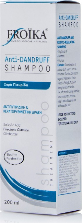Froika Anti-Dandruff Shampoo Dry Hair για Ξηρή Πιτυρίδα και Κνησμό 200 ml