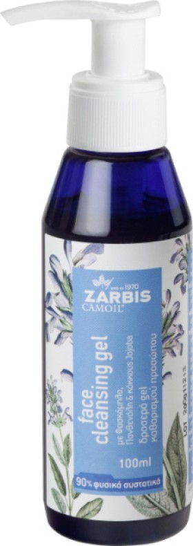 Zarbis Camoil Johnz Φασκόμηλο, Πανθενόλη & Μικροκόκκοι Jojoba Gel Καθαρισμού Προσώπου για Ακνεϊκές Επιδερμίδες 100ml