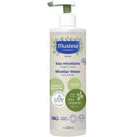 Mustela Bio Micellar Water, Βιολογικό Νερό Καθαρισμού με Βιολογικό Ελαιόλαδο για Βρέφη από τη Γέννηση 400ml με Αντλία