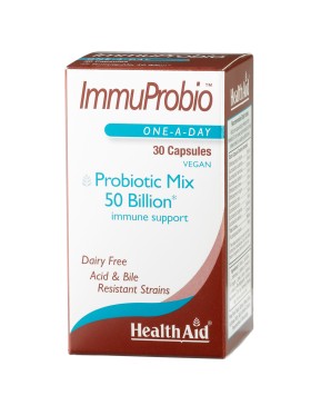 Health Aid Immuprobio Ενισχυμκένη Φόρμουλα Προβιοτικών - Πρεβιοτικών 30caps