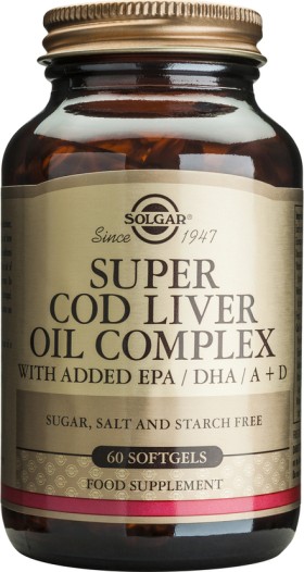 Solgar Super Cod Liver Oil Complex 60Softgels