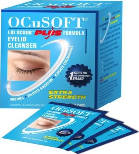 Ocusoft Eyelid Cleanser Pads Εμποτισμένα Πανάκια για τα Βλέφαρα 30τμχ